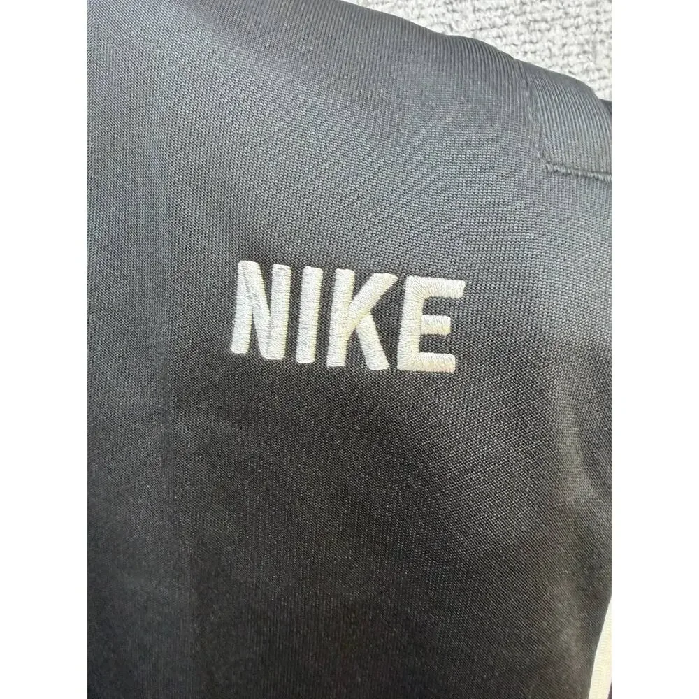 Nike Women's Track Suit Set Black Rainbow Tape Jacket Pants Size L